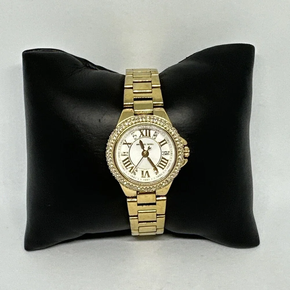 Michael Kors Camille MK3252 Womens Gold Stainless Steel Analog Dial Watch HME618